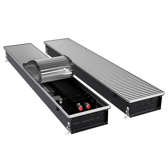 Конвектор внутрипольный Royal Thermo ATRIUM TURBO-110/250/2200-DG-U-NA