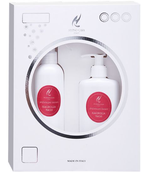 Цветущая магнолия, набор парфюм для стирки и спрей для текстиля, Hypno Casa
