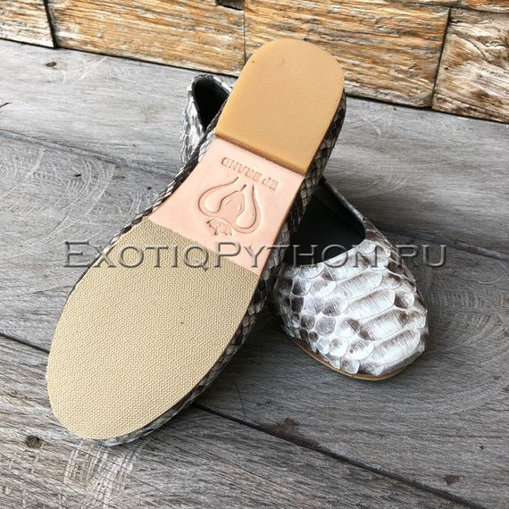 Балетки из кожи питона SH-129