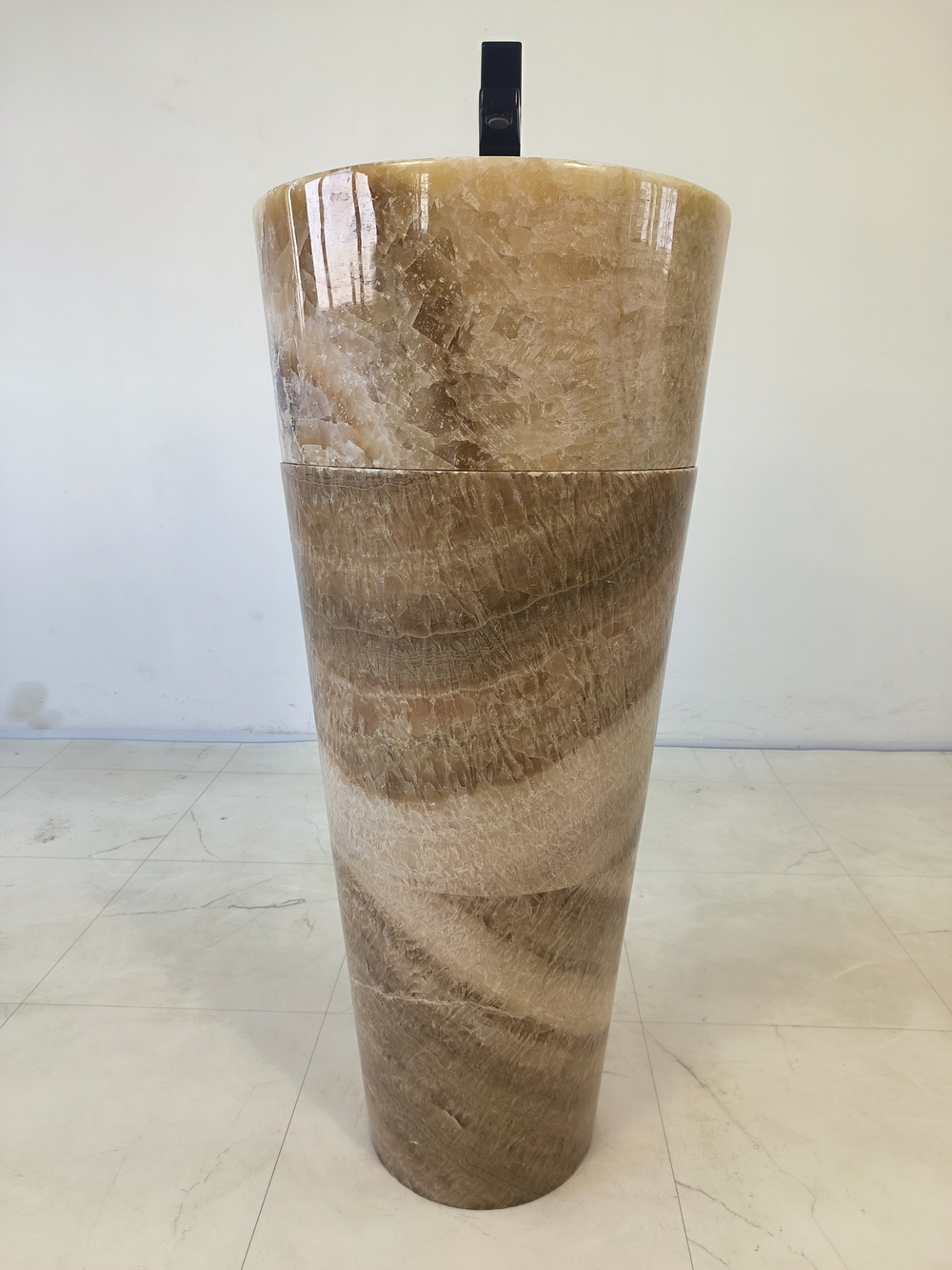 Раковина напольная из оникса Sunset ON-61348 (40*40*90)