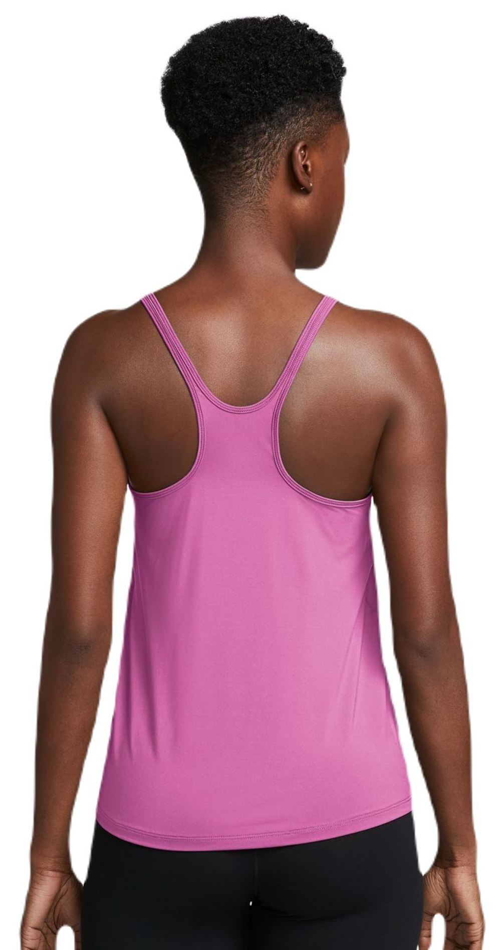 Топ теннисный Nike One Classic Dri-Fit Tank - playful pink/black