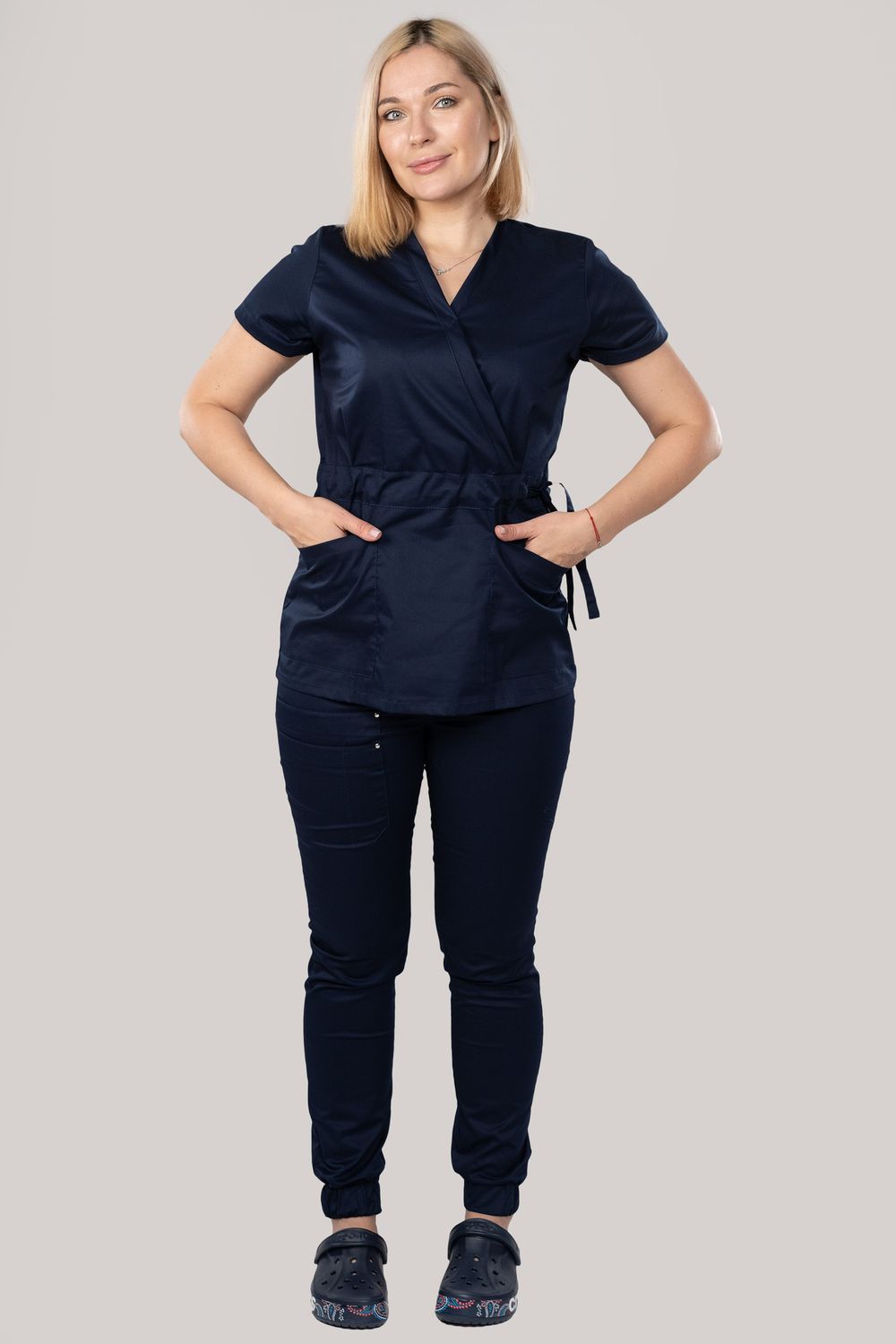 Костюм медицинский женский 386 СИНИЙ