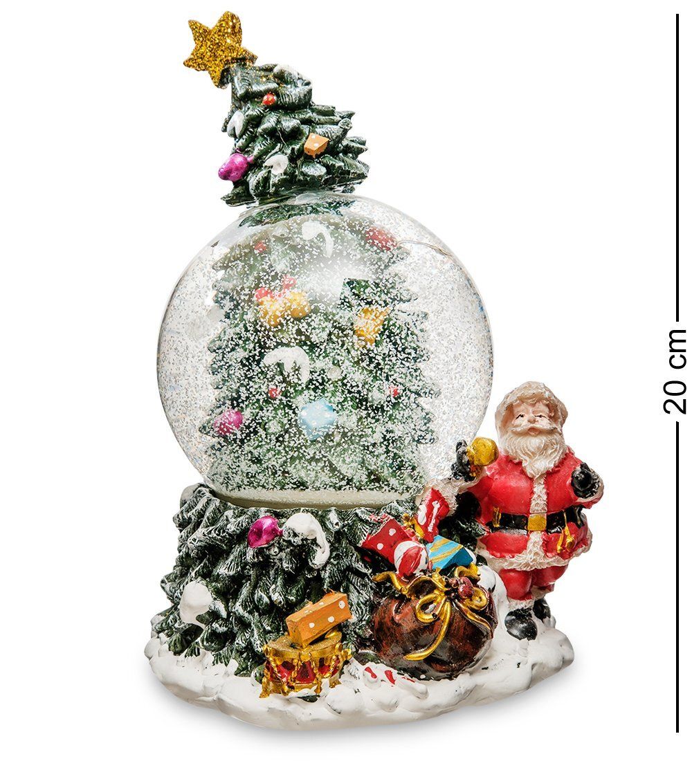 PM-49 Шар со снегом муз. с подсветкой «Новогоднее Чудо»