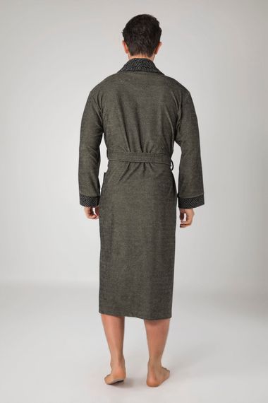 Халат  мужской облегченный  20695 хаки Nusa Турция