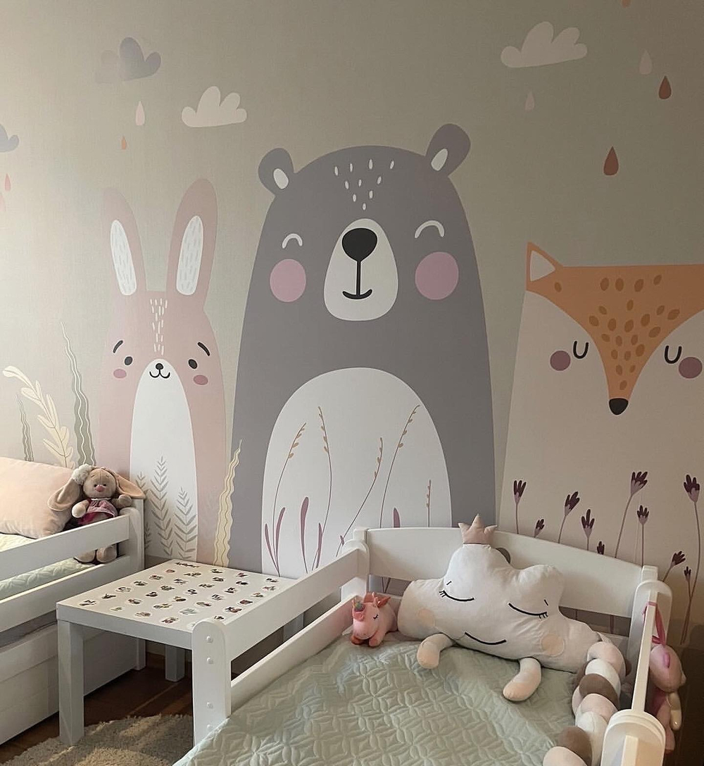 Наклейки ЛЕСНЫЕ ДРУЗЬЯ