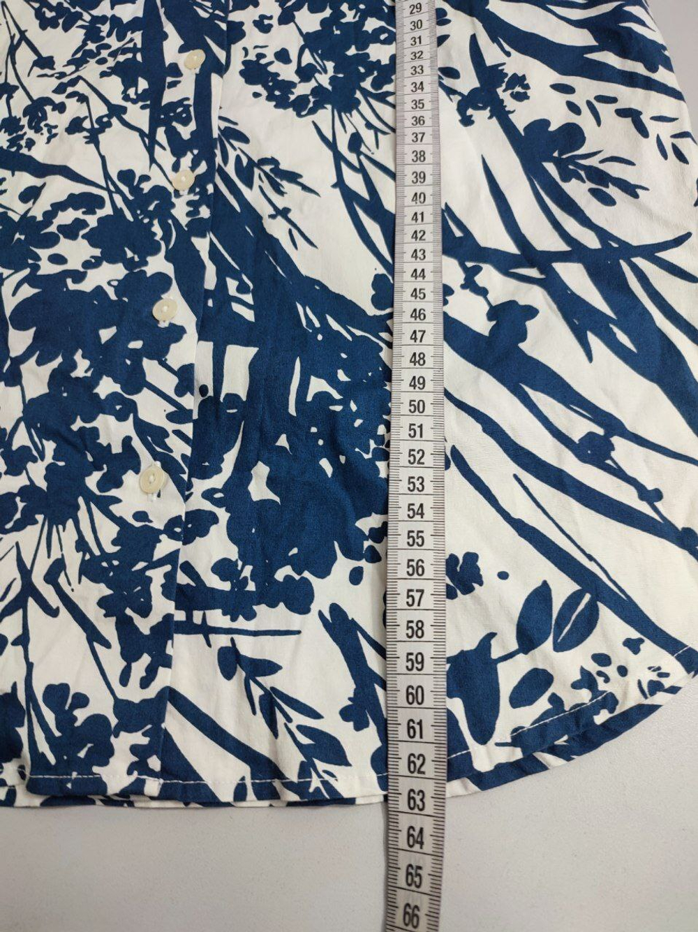 Рубашка H&M с принтом 44 размер