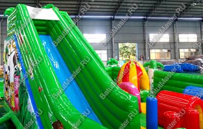 Коммерческий надувной батут "Джунгли малый"