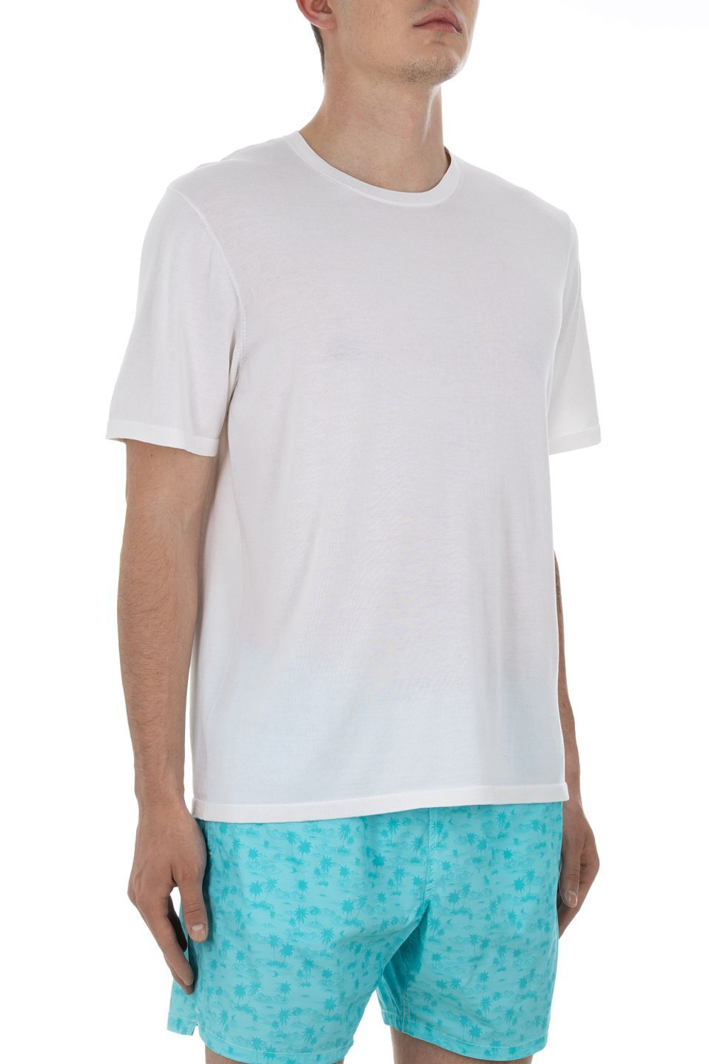 Футболка MC Saint Barth Hobart молочный