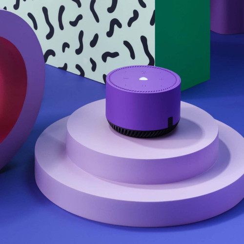Умная колонка Яндекс Станция Лайт с Алисой на YaGPT, 5 Вт, фиолетовый ультравиолет