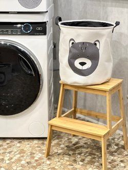 Корзина для белья текстильная (Медвежонок)