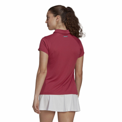 Женское поло Adidas Heat Ready Polo W - wild pink/cream white