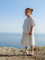 Футболка оверсайз Mjölk Ecru Stripes