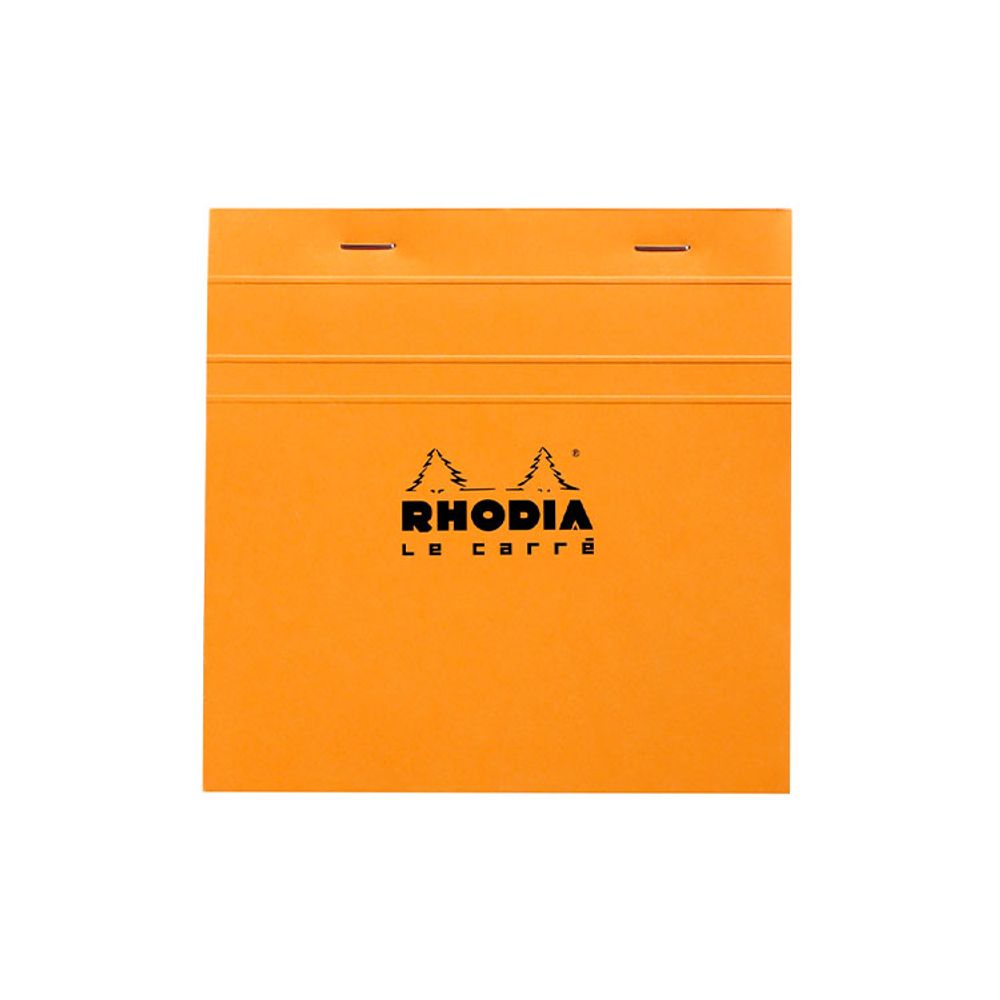 Блокнот Rhodia Basics 14,8х14,8 в клетку 80 гр оранжевый (148200C)