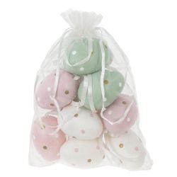 GAEM Набор из 12-ти изделий декоративных подвесных "Яйцо" (4*6), L4,5 W4,5 H6,5 см