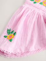 Блуза с вышивкой для девочки Next AC6-255, Розовый