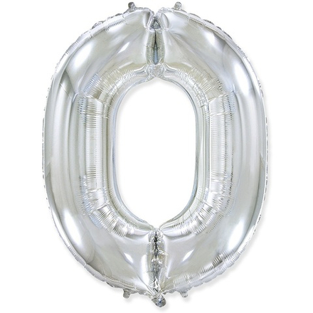 Шар (40''/102 см) Цифра, 1, Синий, 1 шт. в уп.