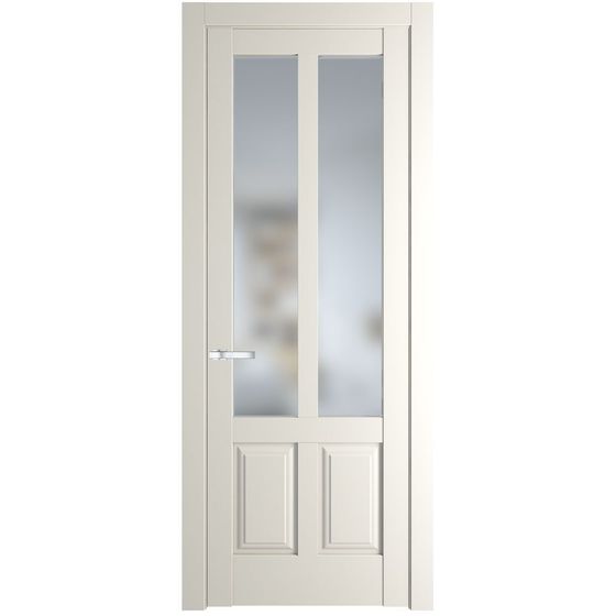 Межкомнатная дверь эмаль Profil Doors 4.8.2PD перламутр белый стекло матовое