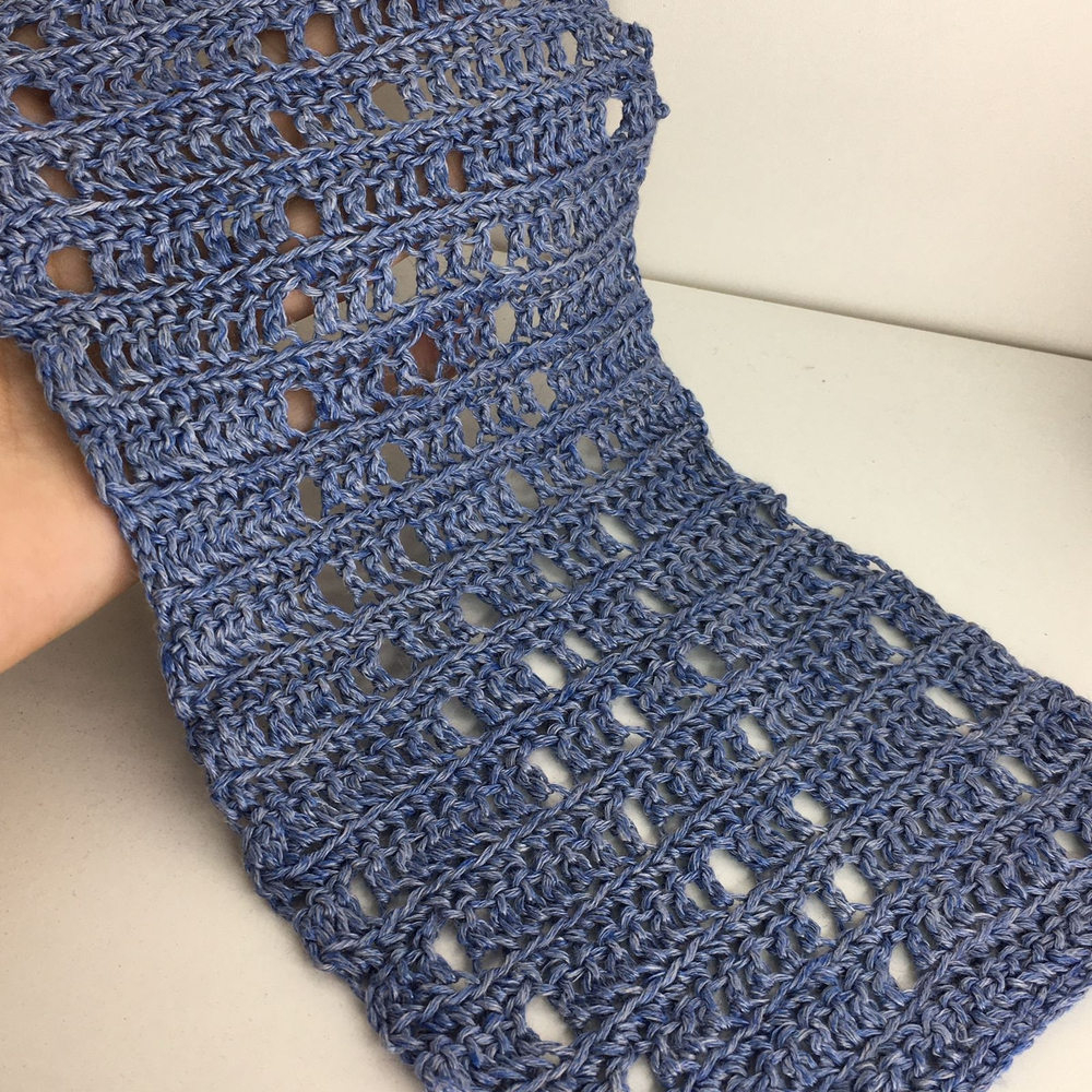 FRESCOLINO - Ri.Go 100% лен 320м/100гр col. 4600 джинсовый меланж, есть мал. бобинка 277гр. S914