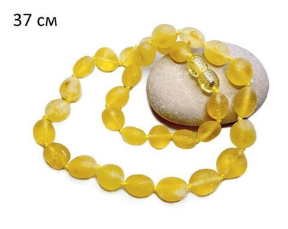 Янтарные бусы для детей при прорезывании зубов