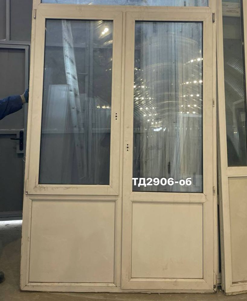 Дверь Пластиковая Б/У 2280(в) х 1530(ш) (Балконный Блок)