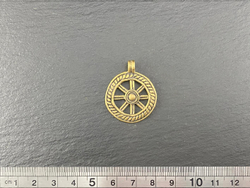 Подвеска. "Колесо". Солярный амулет. Русь 12-13 в.