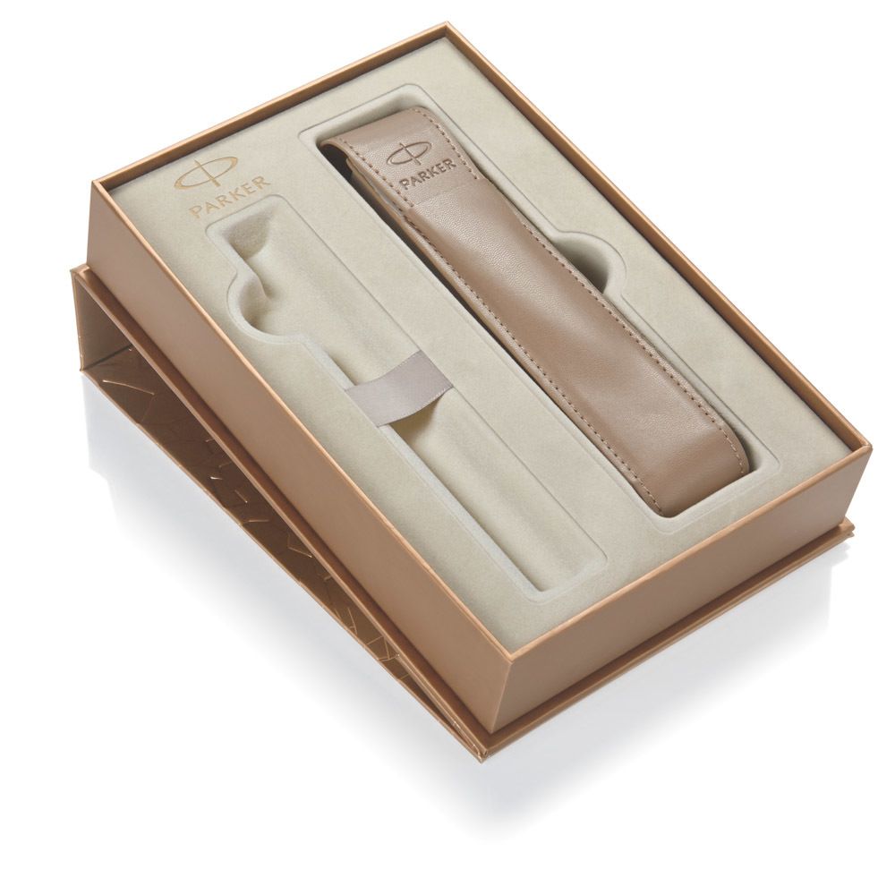 Parker Sonnet K540 Pearl PGT шариковая ручка + чехол (1935163)