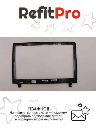Рамка матрицы для ноутбука Lenovo IdeaPad 100-15IBY/B50-10, черная (5CB0J65075), оригинал