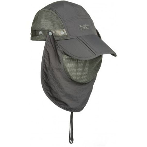 Бейсболка Helios с защитой шеи и лица (серый)