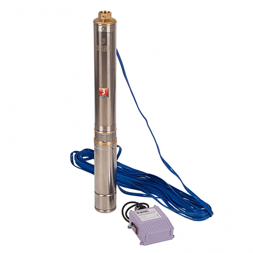 DENZEL Скважинный насос DWC-4-80 центробежный диаметр 4" 1500Вт 5700л/ч напор 80м