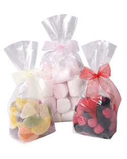 Пакеты фасовочные ПНД 14+8х32см 7мкм синяя упаковка (1/10шт)