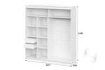 Шкаф-купе ШКП 3 2,0 Серия 2