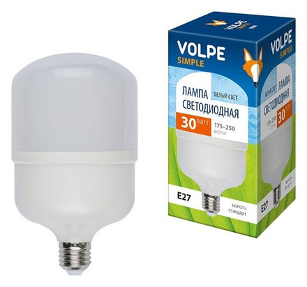 Лампа светодиодная Volpe  E27 30Вт 4000K 10811
