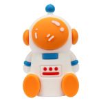 Точилка "Астронавт" 4,7*3*2,5 см, в силиконовом корпусе, упаковка - пластиковый бокс, 4 цвета микс,