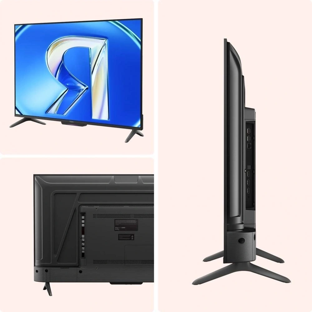 Телевизор Яндекс ТВ YNDX-00081 Станция Бейсик QLED с Алисой 65" 4K UltraHD черный