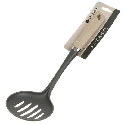 Шумовка нейлон, пластик ручка, навеска, беж, Daniks, Аликанте, JA20200491-7