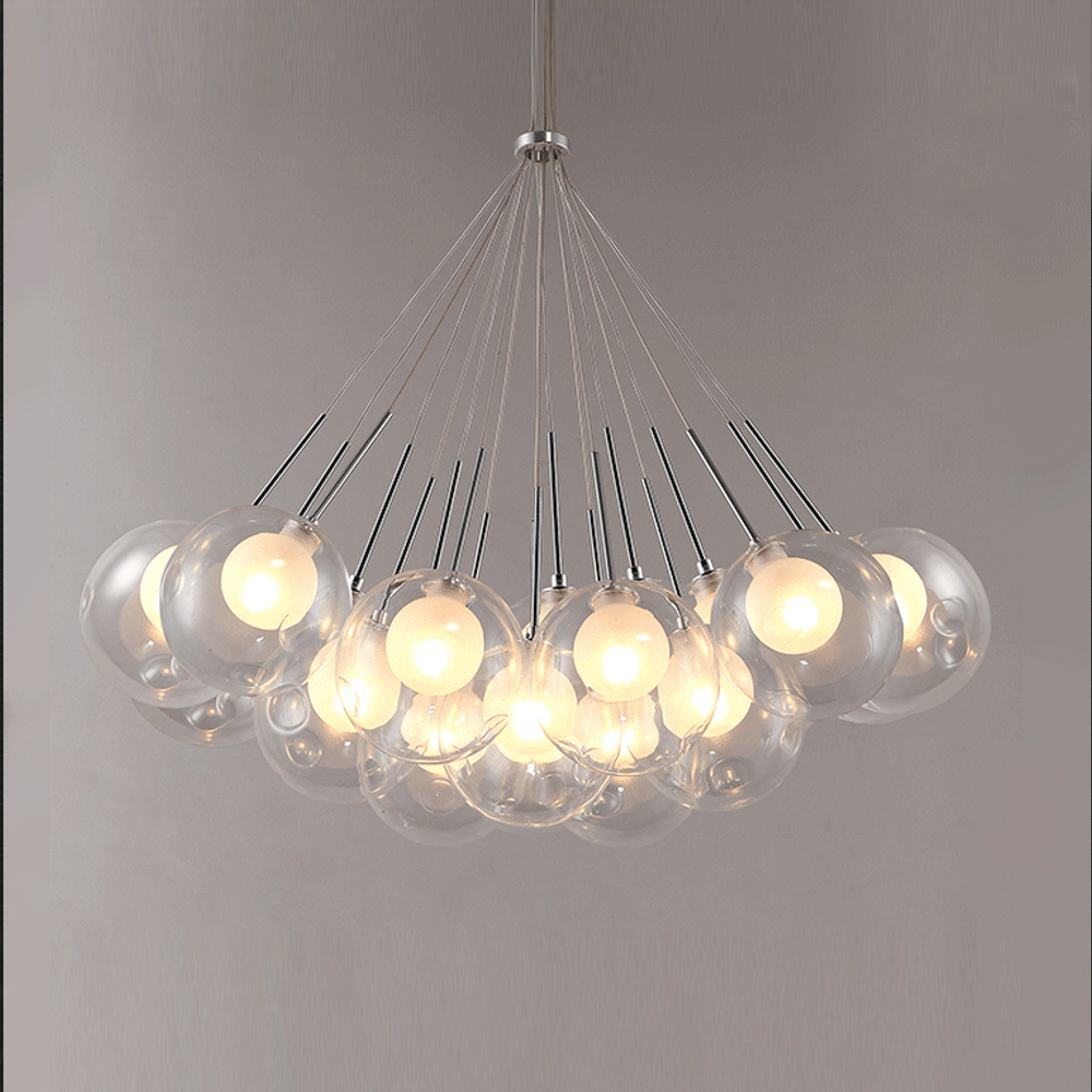 Pendant design lamp  28.16 by Bocci (Clear)