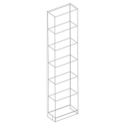 Стеллаж боковой МС "Сандра" (Белый лофт)