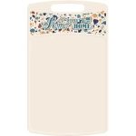 Доска разделочная Bergamo прямоугольная 260x155x3,5мм с декором Терраццо, Светло-бежевый