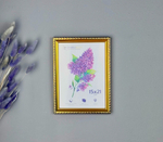 Фоторамка пластиковая 15х21 см, золото, арт. 1521.103835