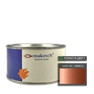 Автоэмаль makosch/LADA 102, Базовая эмаль, оранжевый, перламутр, 200мл.