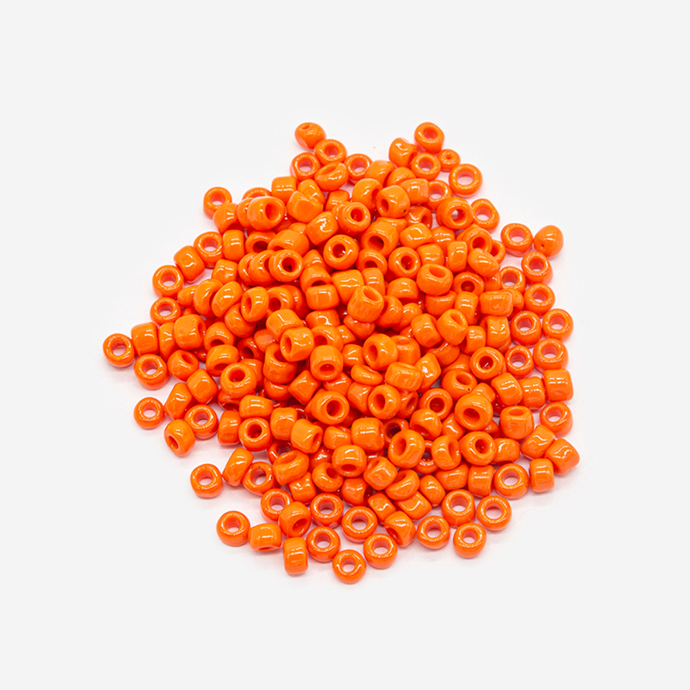 б4-010 Бисер 4мм ярко-красный 8г