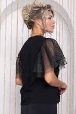 Блуза Черная магия (черная) Б11986 LT Collection