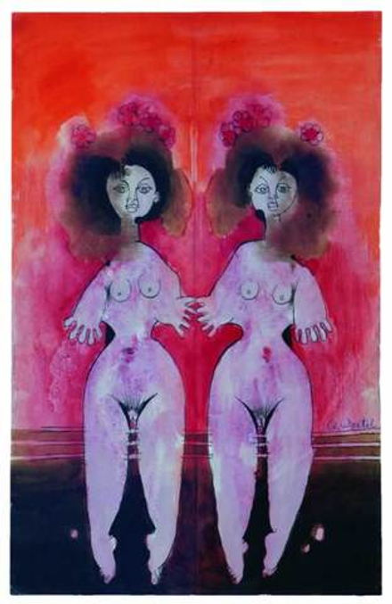 Ans (Anna-Maria) Wortel (1929-1996) - эротическое искусство голландской художницы Анс Вортел