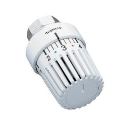 Термостатическая головка Oventrop Uni LH, артикул 1011465, белая, 7-28 С, с нулевой отметкой