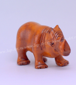 Нэцкэ Носорог