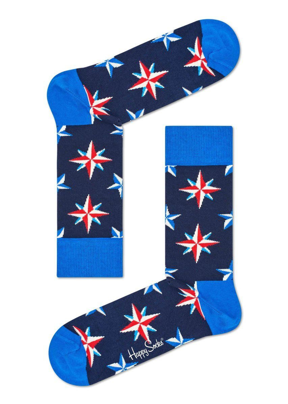 Носки унисекс Nautical Star Sock со звездочками (Размер: 29) (Цвет: голубой)