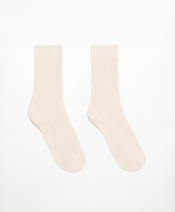 Oysho Классические носки из модала и кашемира, экрю