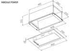 Полновстраиваемая вытяжка Meferi INBOX45IX POWER фото 13