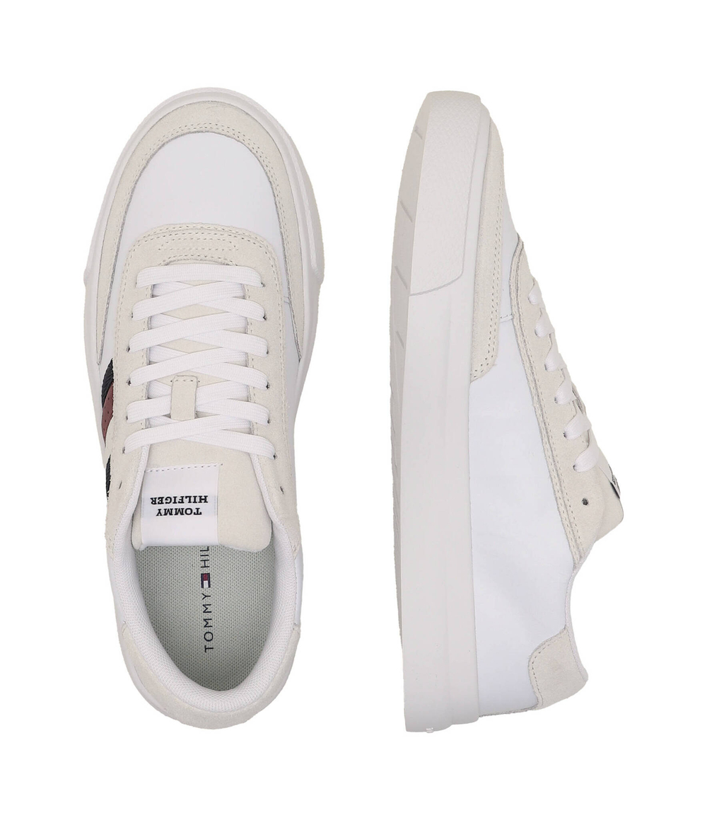 Кожаные кроссовки Tommy Hilfiger - белый(FM0FM04975)