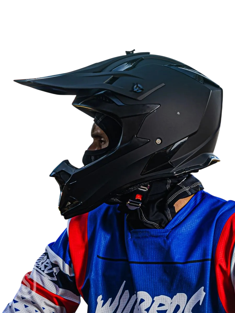 Шлем кроссовый WLT 166 Черный матовый M new
